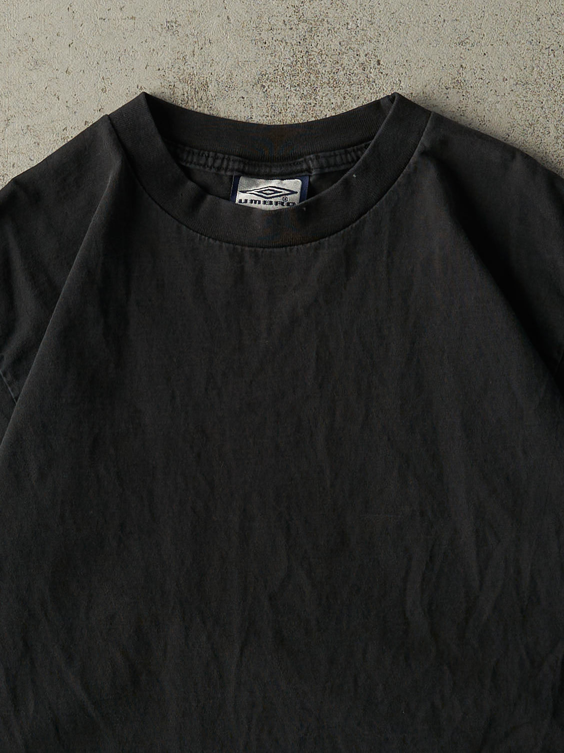 Vintage Y2K Faded Black Blank Tee (M/L)