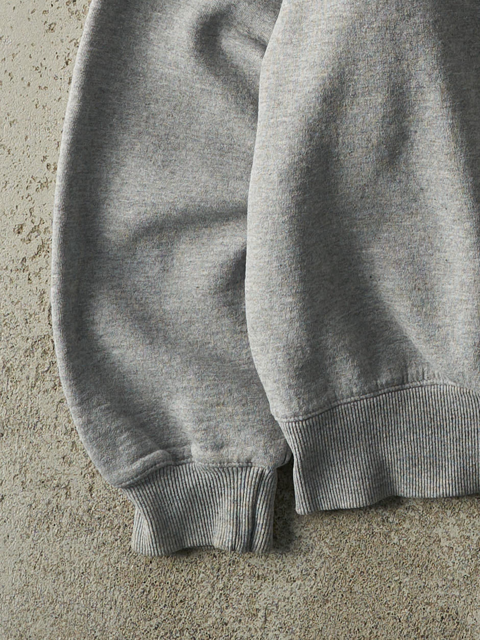 Vintage Y2K Grey Champion Embroidered Boxy Crewneck (XL/XXL)
