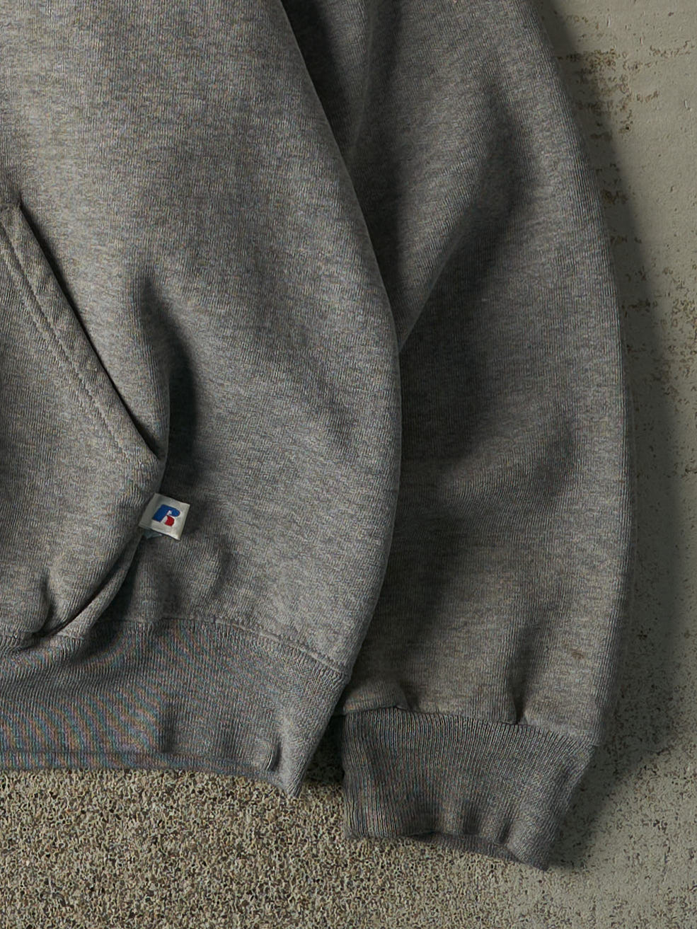 Vintage Y2K Grey Sardis Falcons Wrestling Russell Athletic Hoodie (L)
