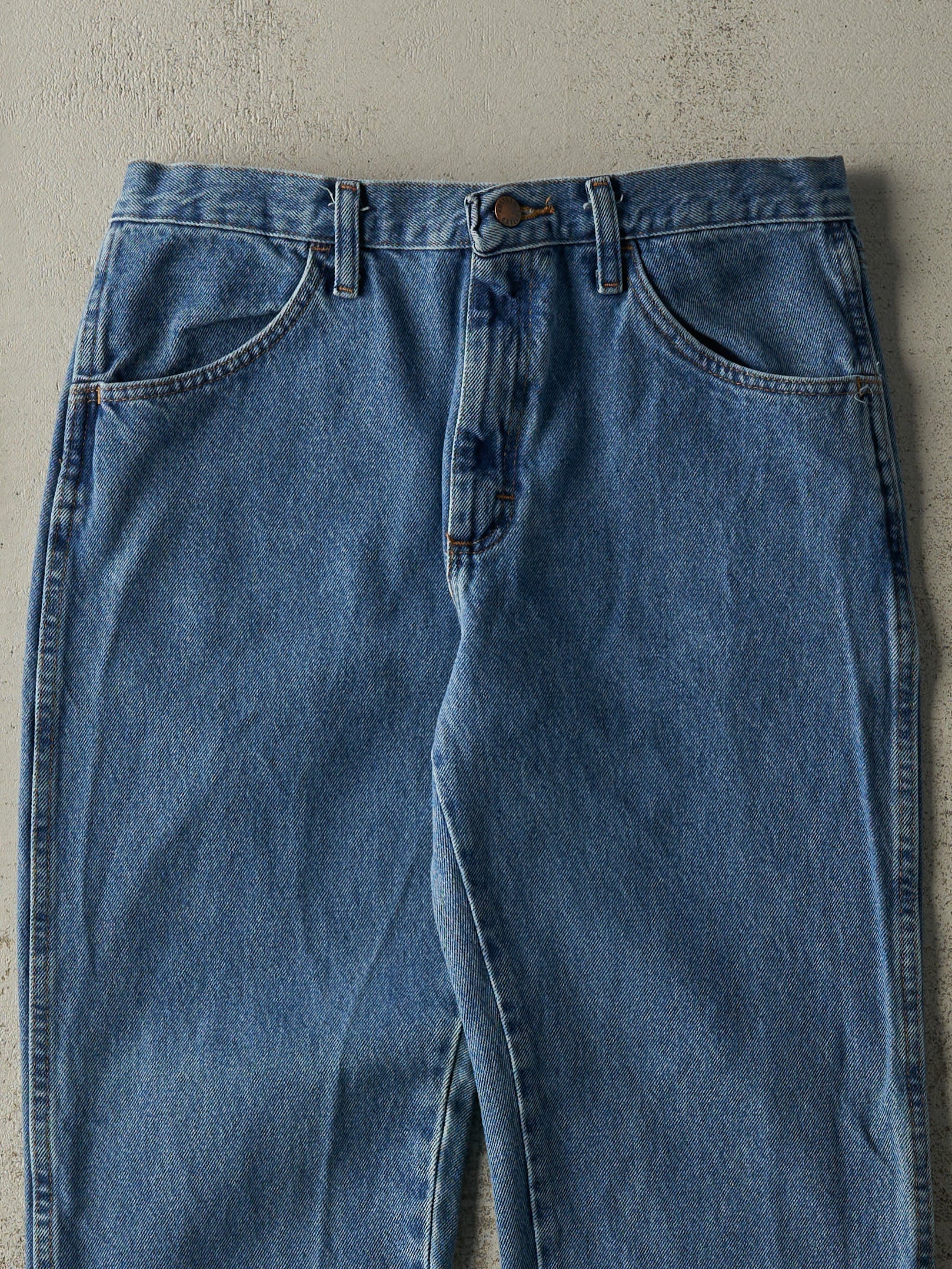 Vintage 90s Mid Wash Rustler Jeans (33x29)