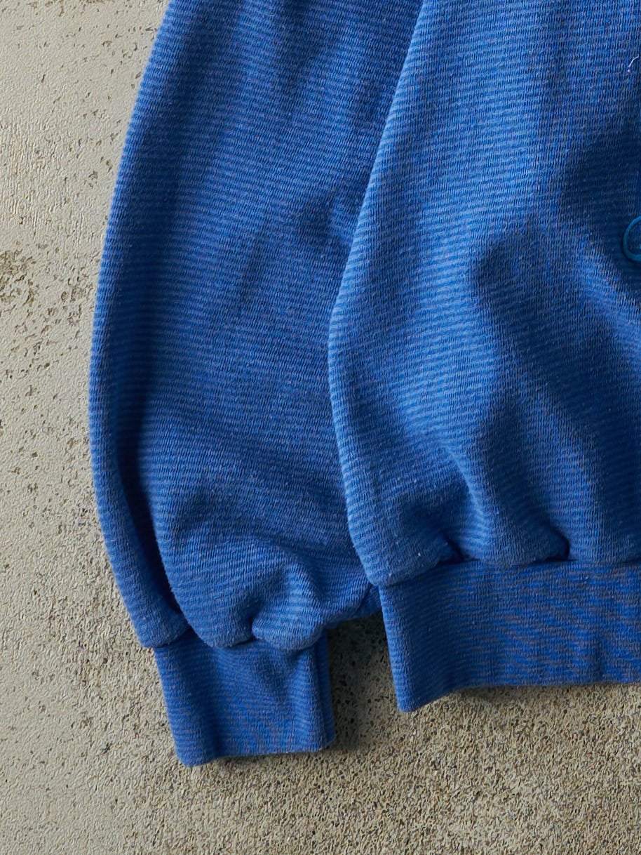 Vintage 80s Blue Striped Nashville Crewneck (M/L)