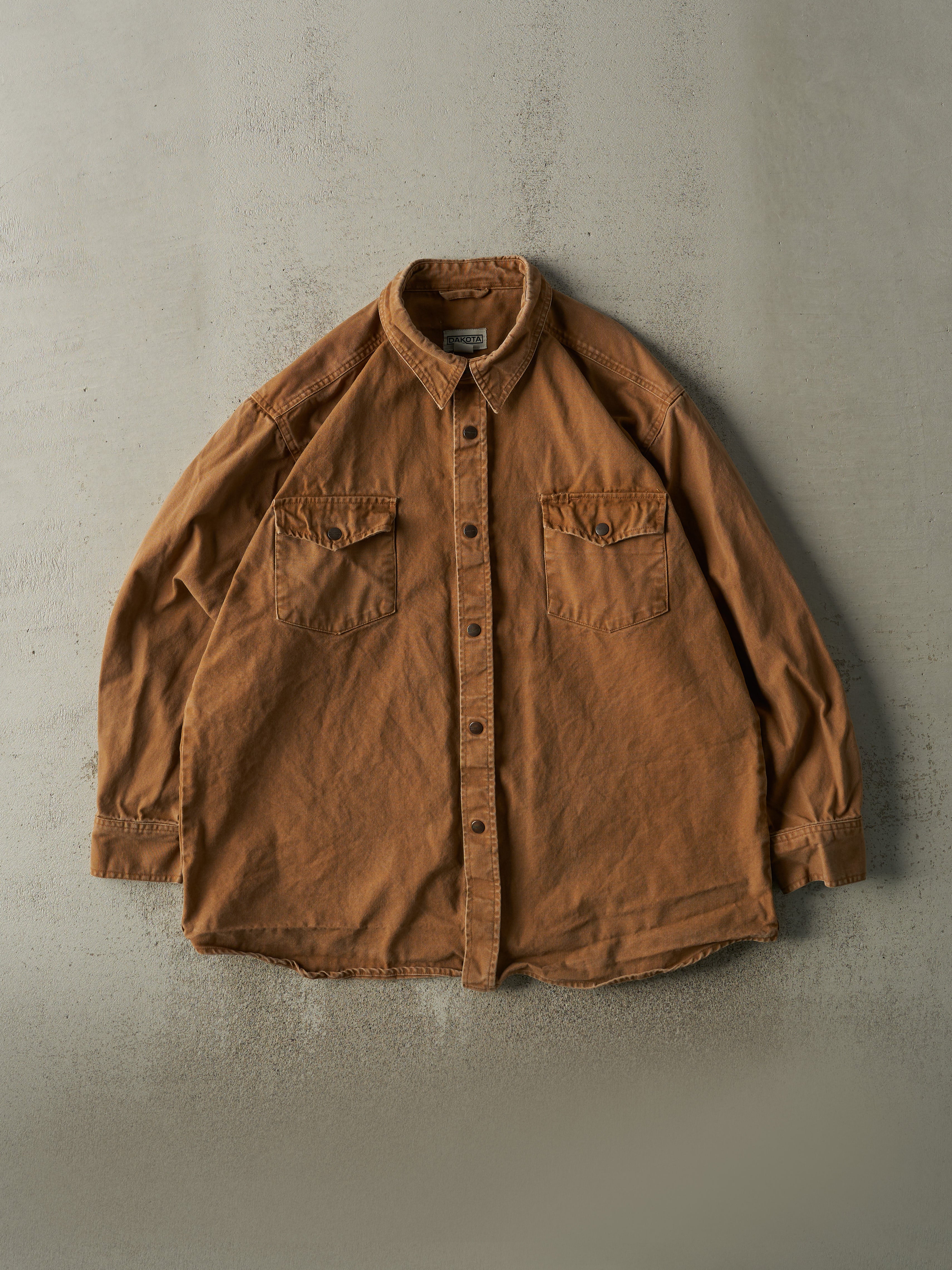 Vintage Y2K Camel Dakota Button Up (XXL)