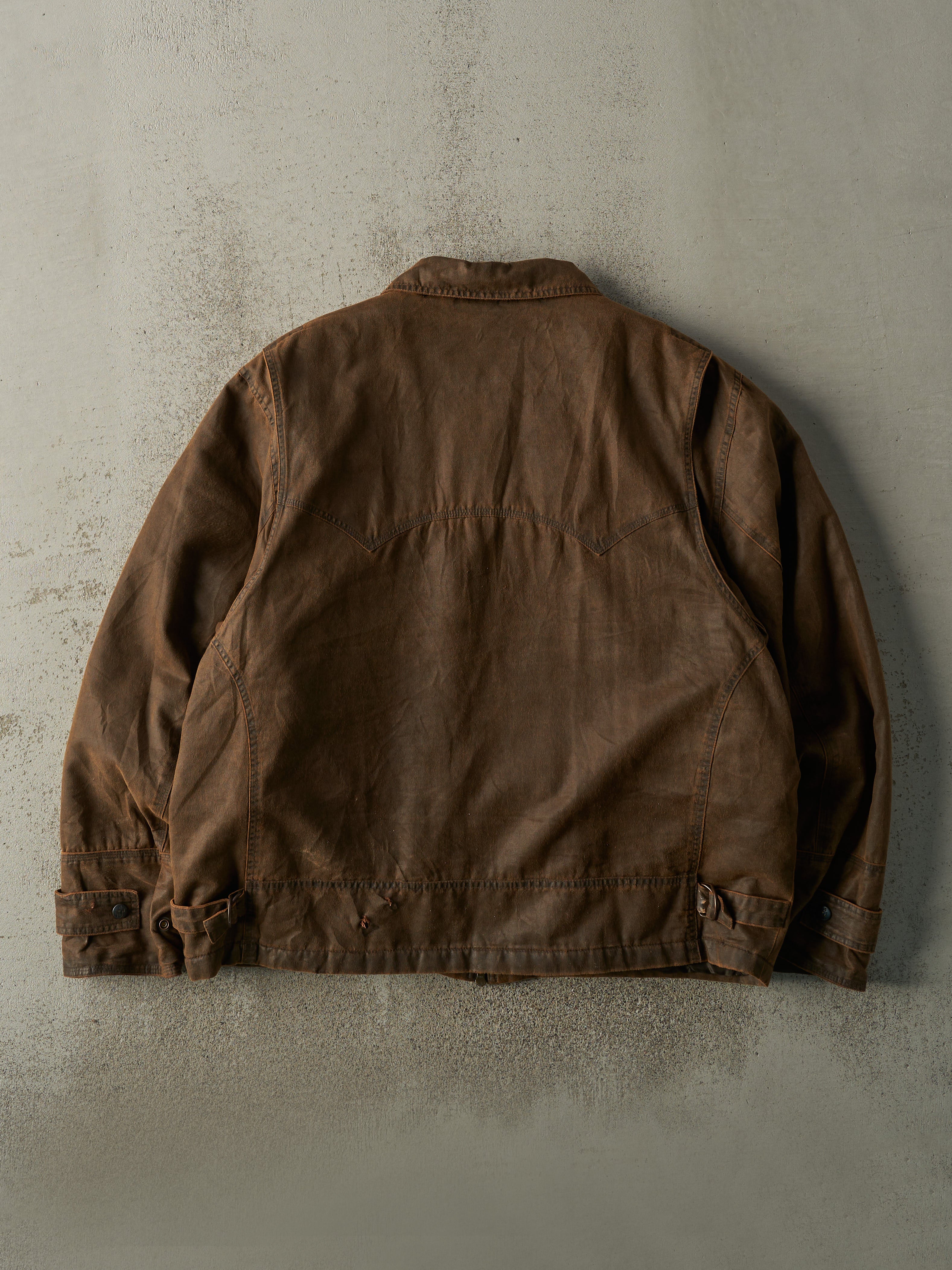 Vintage 90s Brown Outback Landsman Fleece Lined Jacket (XXL)