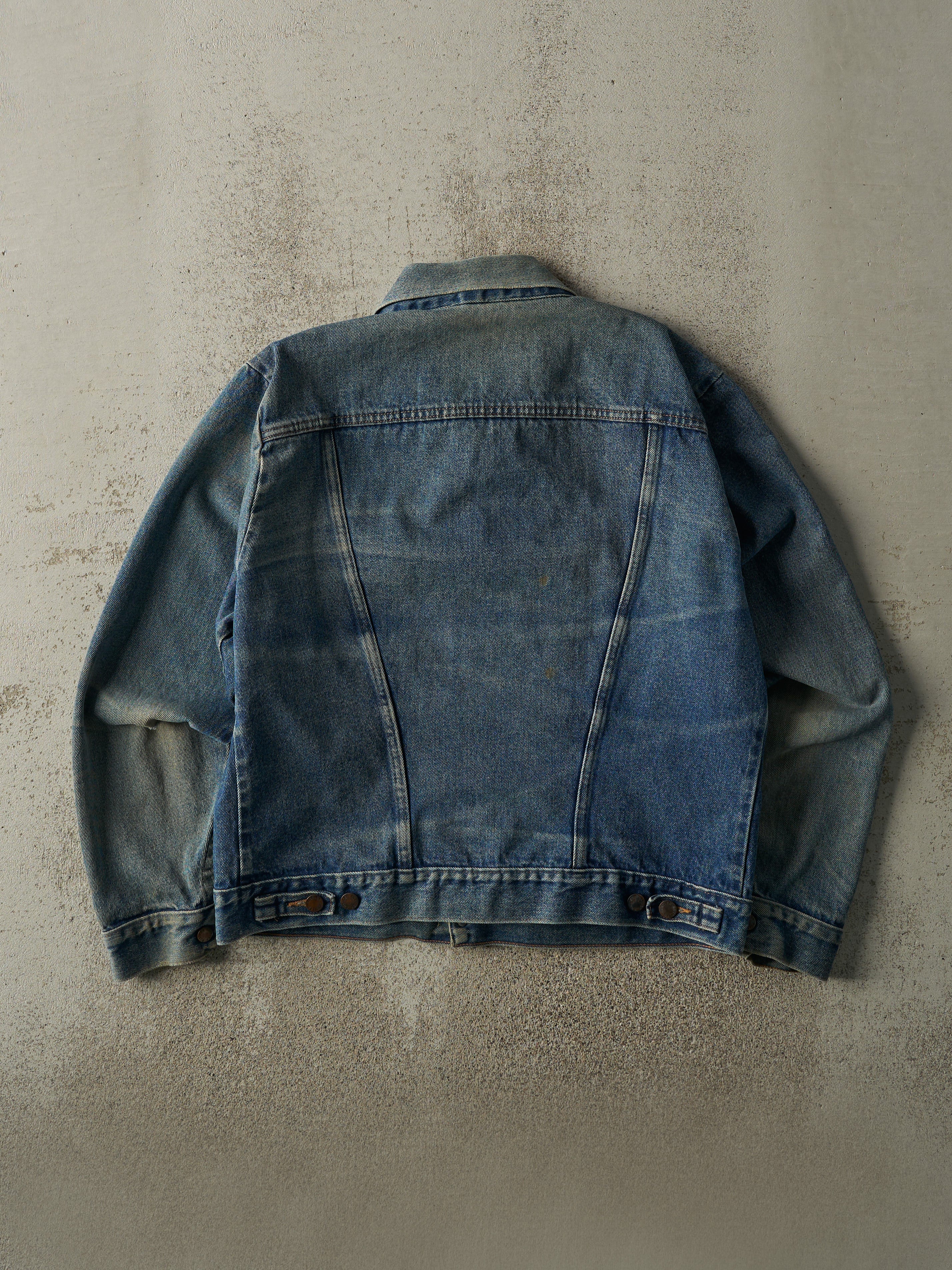 Vintage 80s Mid Wash Rustler Denim Jacket (M)
