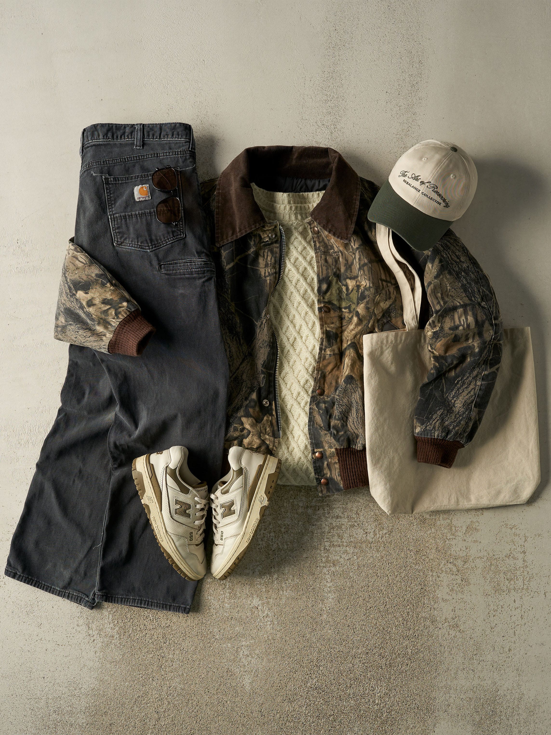 Vintage 90s Camo Mossy Oak x Golden Retriever Bomber Work Jacket (M/L)