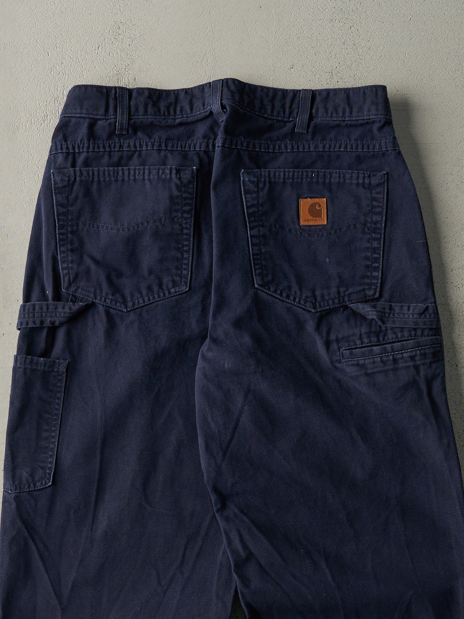 Vintage Y2K Navy Blue Carhartt Lightweight Carpenter Pants (32x30.5)