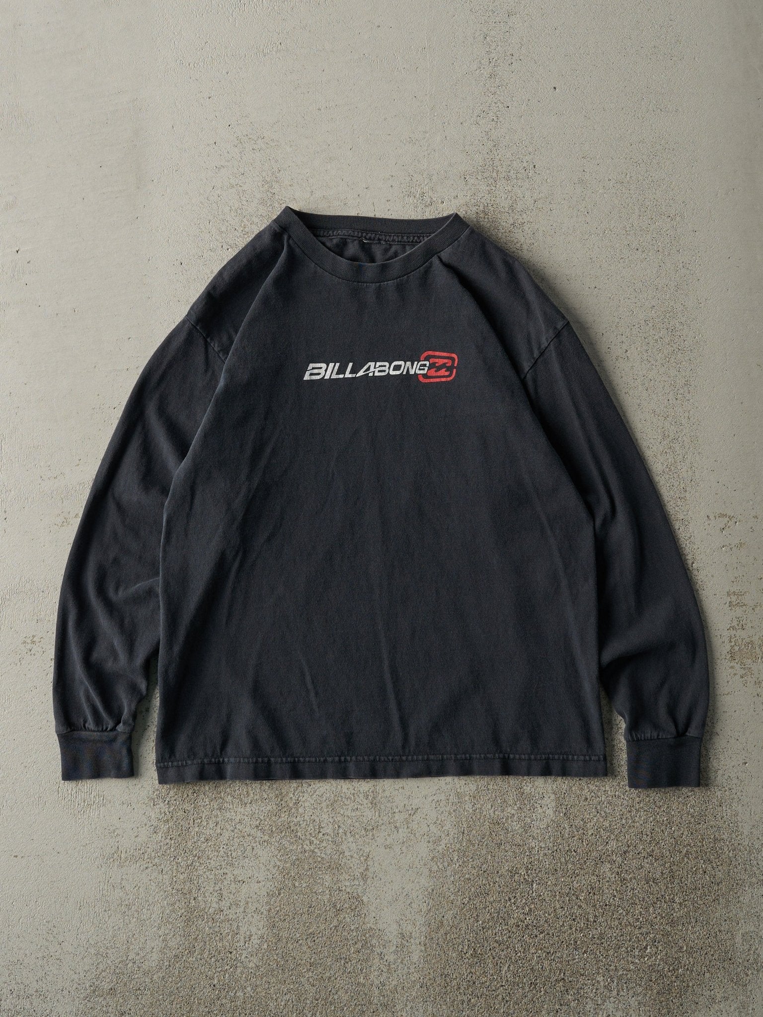 Vintage 90s Faded Black Billabong Long Sleeve (S)
