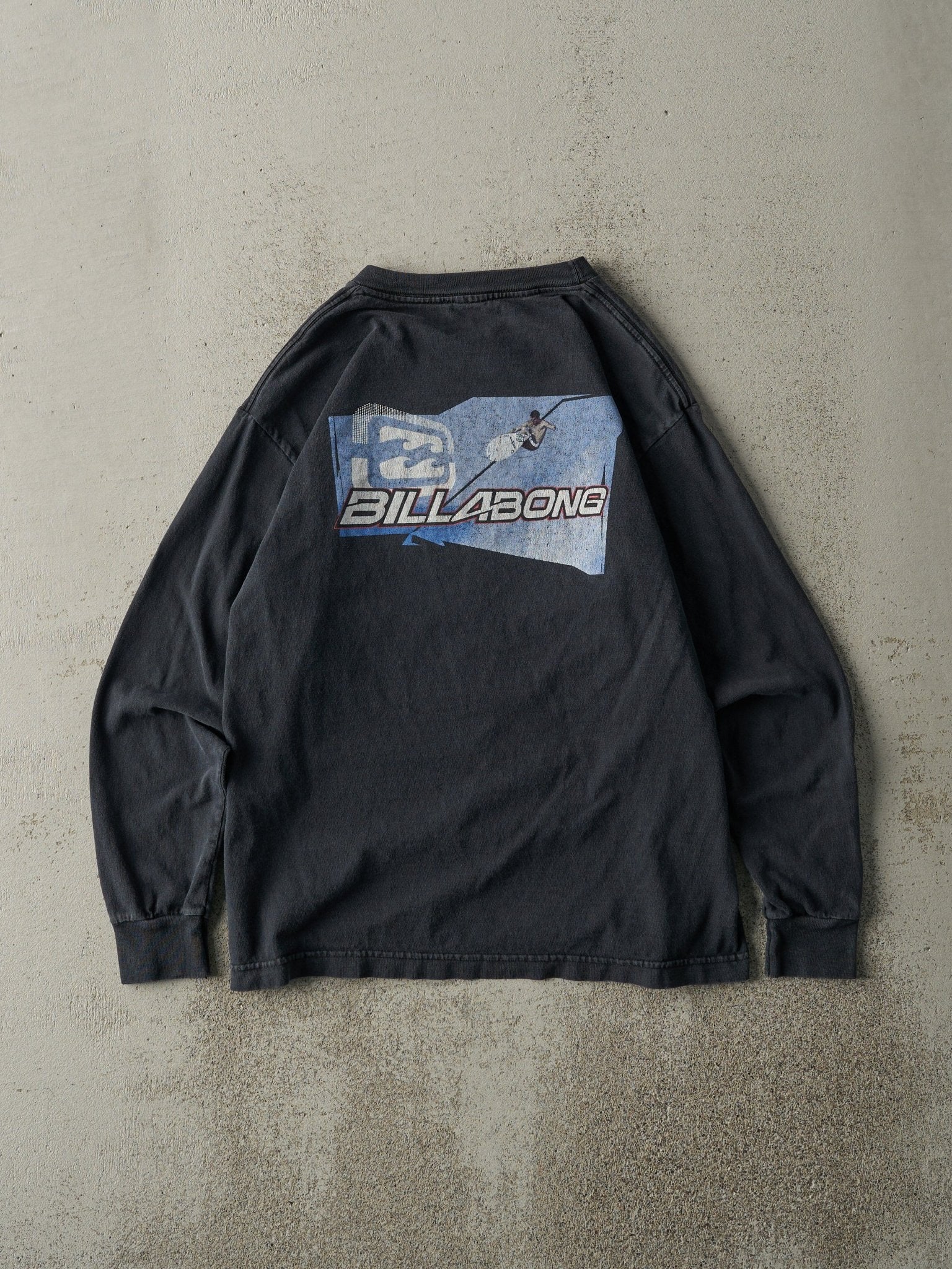 Vintage 90s Faded Black Billabong Long Sleeve (S)