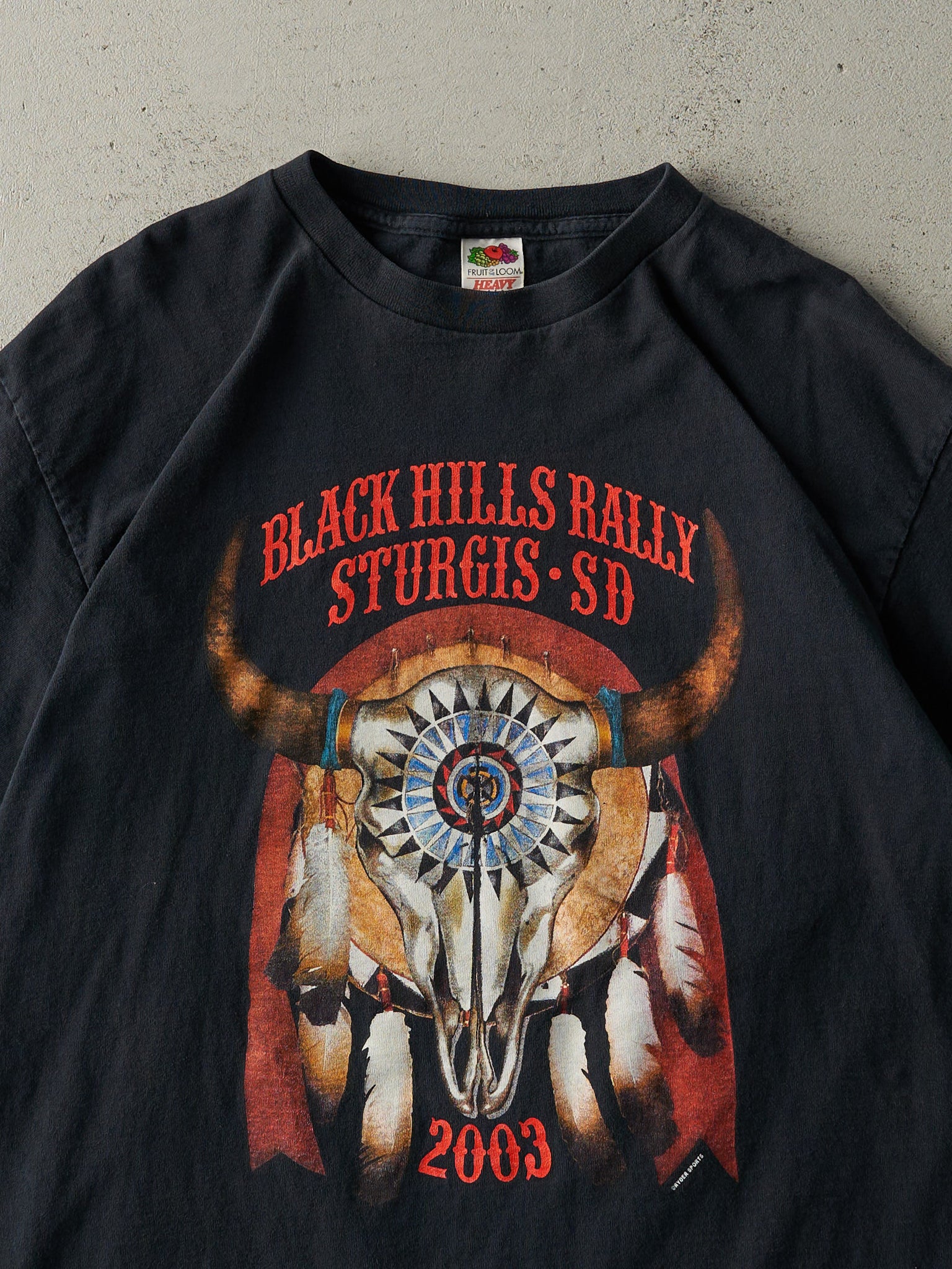 Vintage 03' Black Sturgis Black Hills Rally Tee (M)