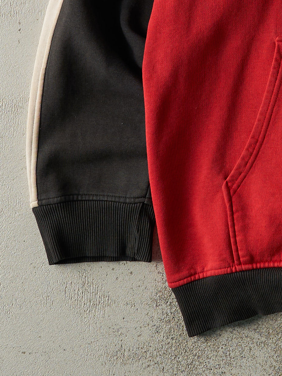 Vintage Y2K Red & Black Avirex Zip Up Hoodie (XL)