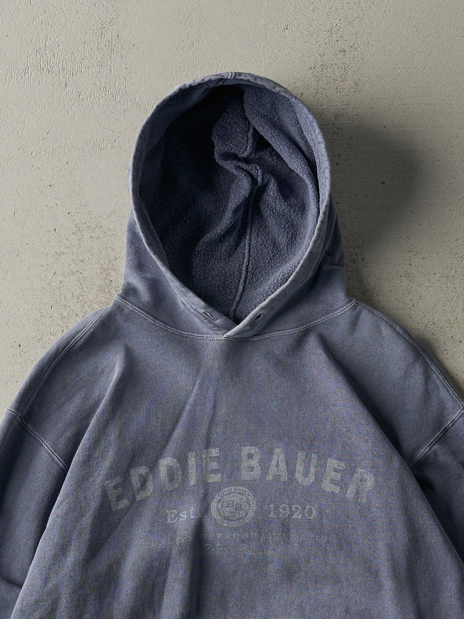 Vintage 90s Washed Blue Eddie Bauer Hoodie (M)