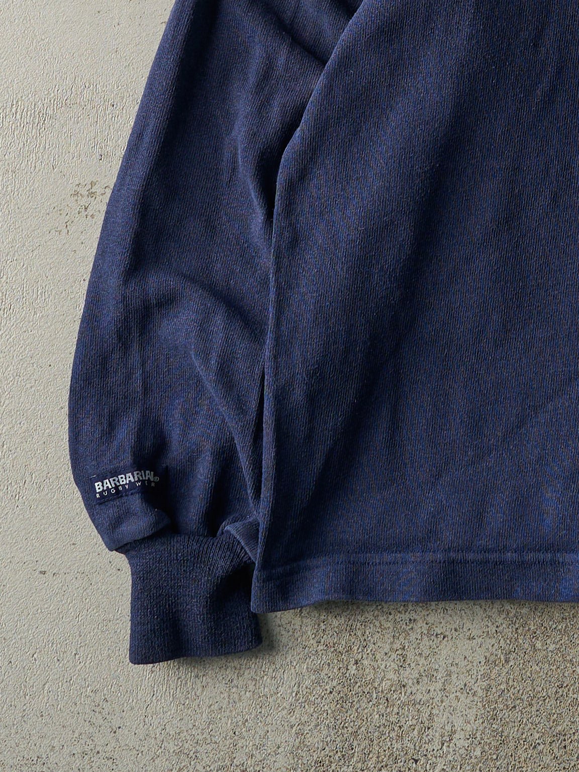 Vintage Y2K Navy Blue & Green Embroidered Keystone Light Crewneck (M)