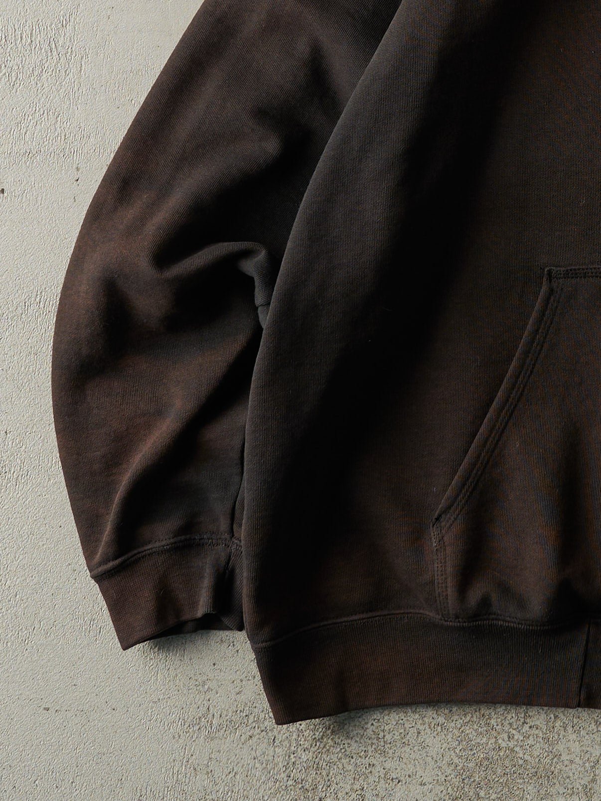 Vintage 90s Sun Faded Black Zip Up Carhartt Hoodie (XXL)