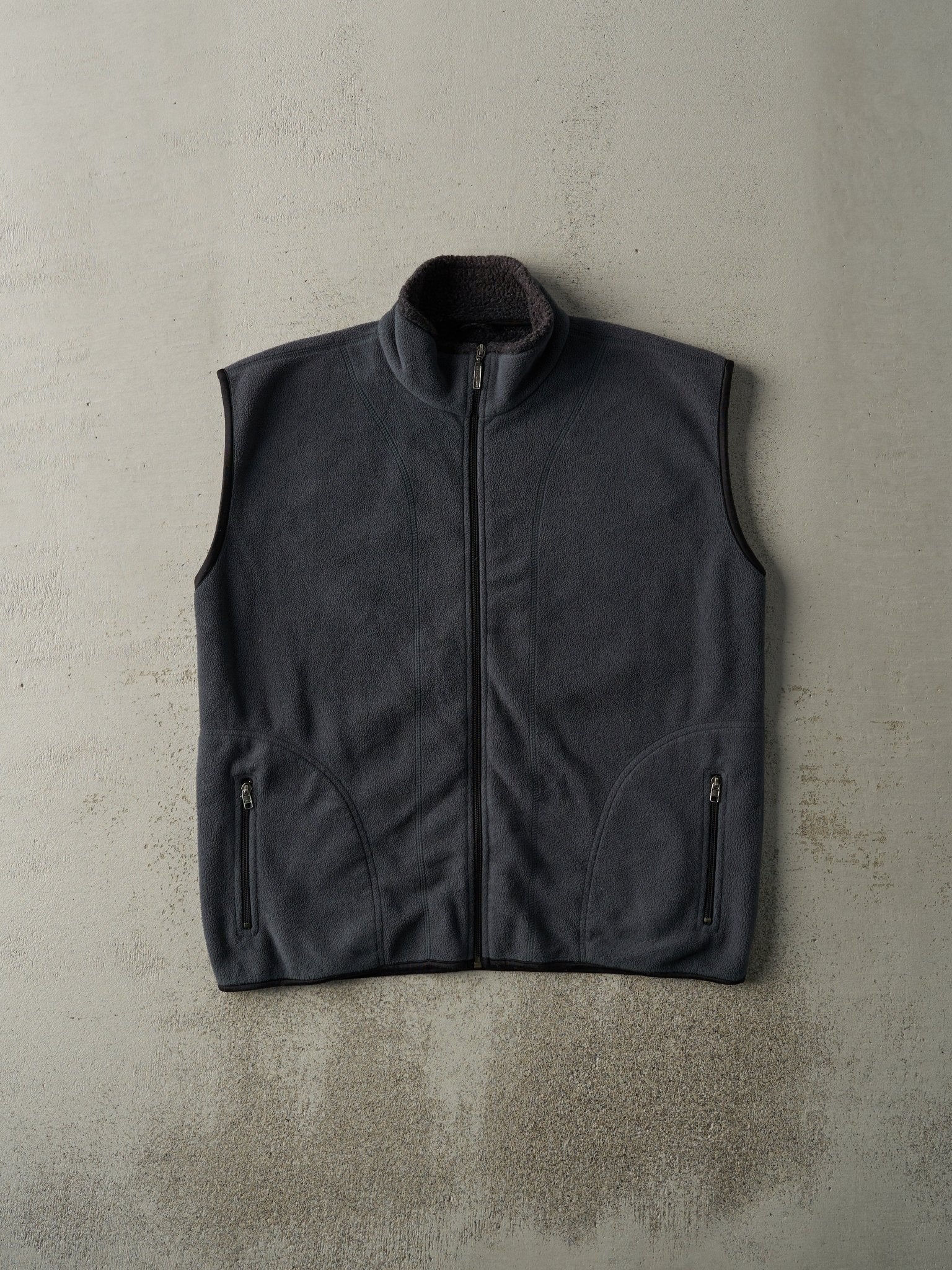 Vintage 90s Green Fleece Vest (M)