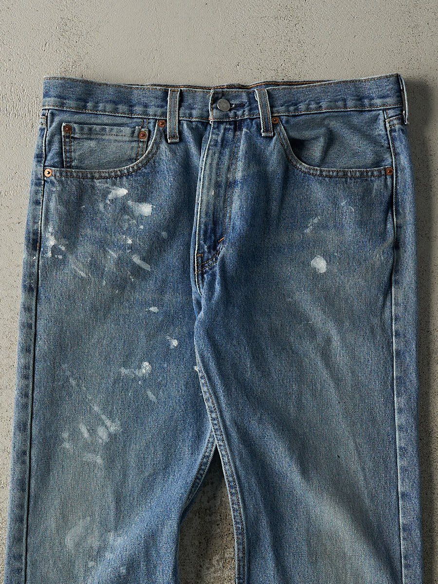 Vintage Y2K Mid Wash Levi's 505 Jeans (35.5x31.5)