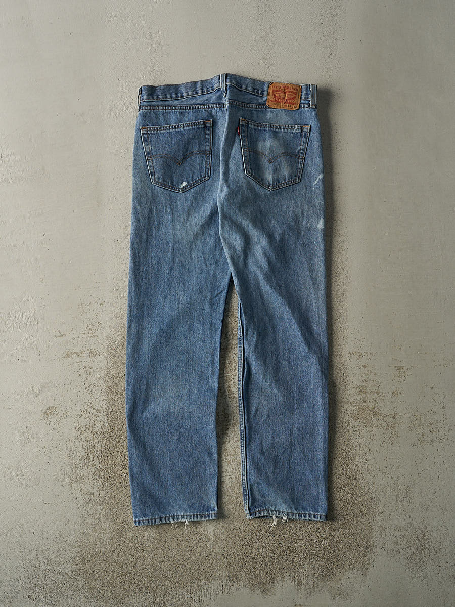 Vintage Y2K Mid Wash Levi's 505 Jeans (35.5x31.5)
