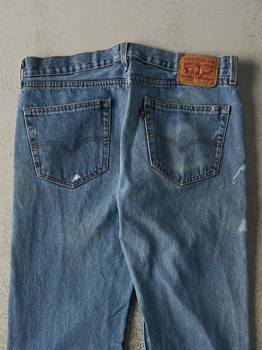 Vintage Y2K Mid Wash Levi's 505 Jeans (35.5x31.5)