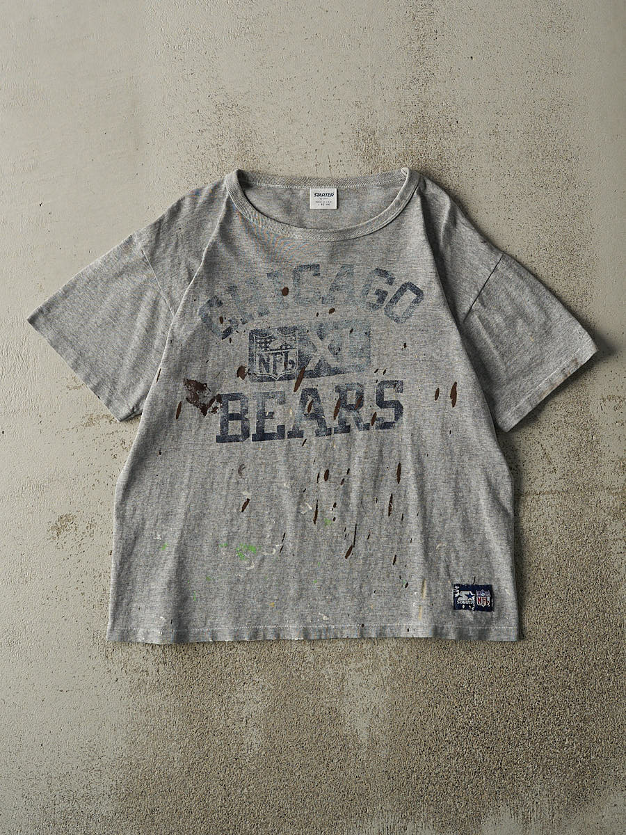 Vintage Y2K Grey Chicago Bears Tee (S/M)