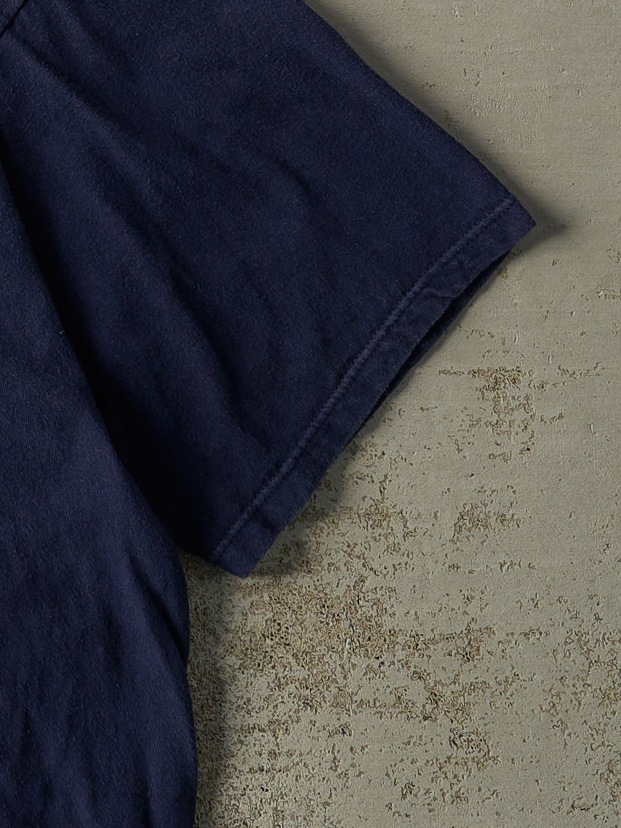Vintage 90s Navy Blue Starter Embroidered Logo Tee (M/L)