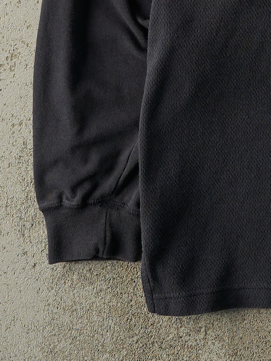 Vintage Y2K Faded Black Chicago Bears Embroidered Long Sleeve (XL)