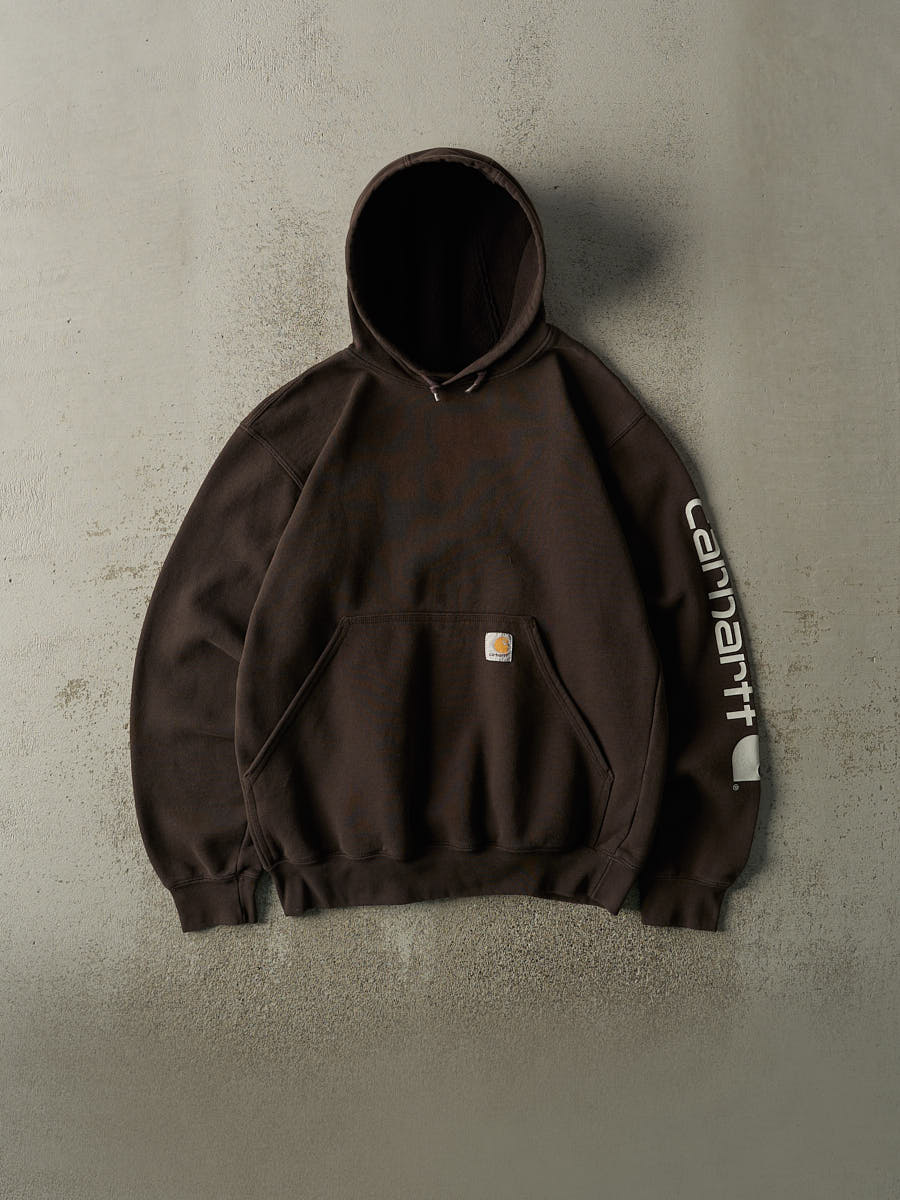 Vintage Y2K Brown Carhartt Hoodie (M)