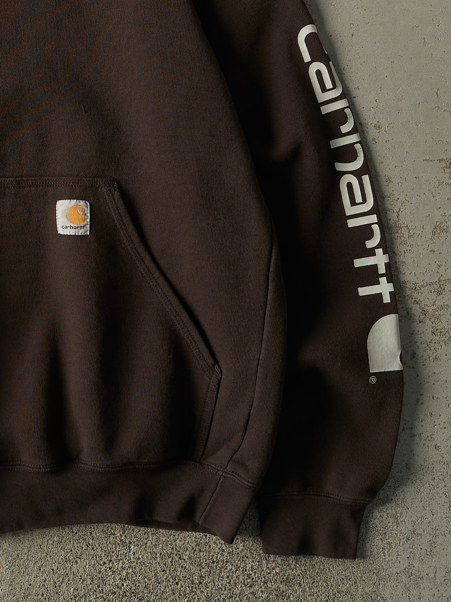 Vintage Y2K Brown Carhartt Hoodie (M)