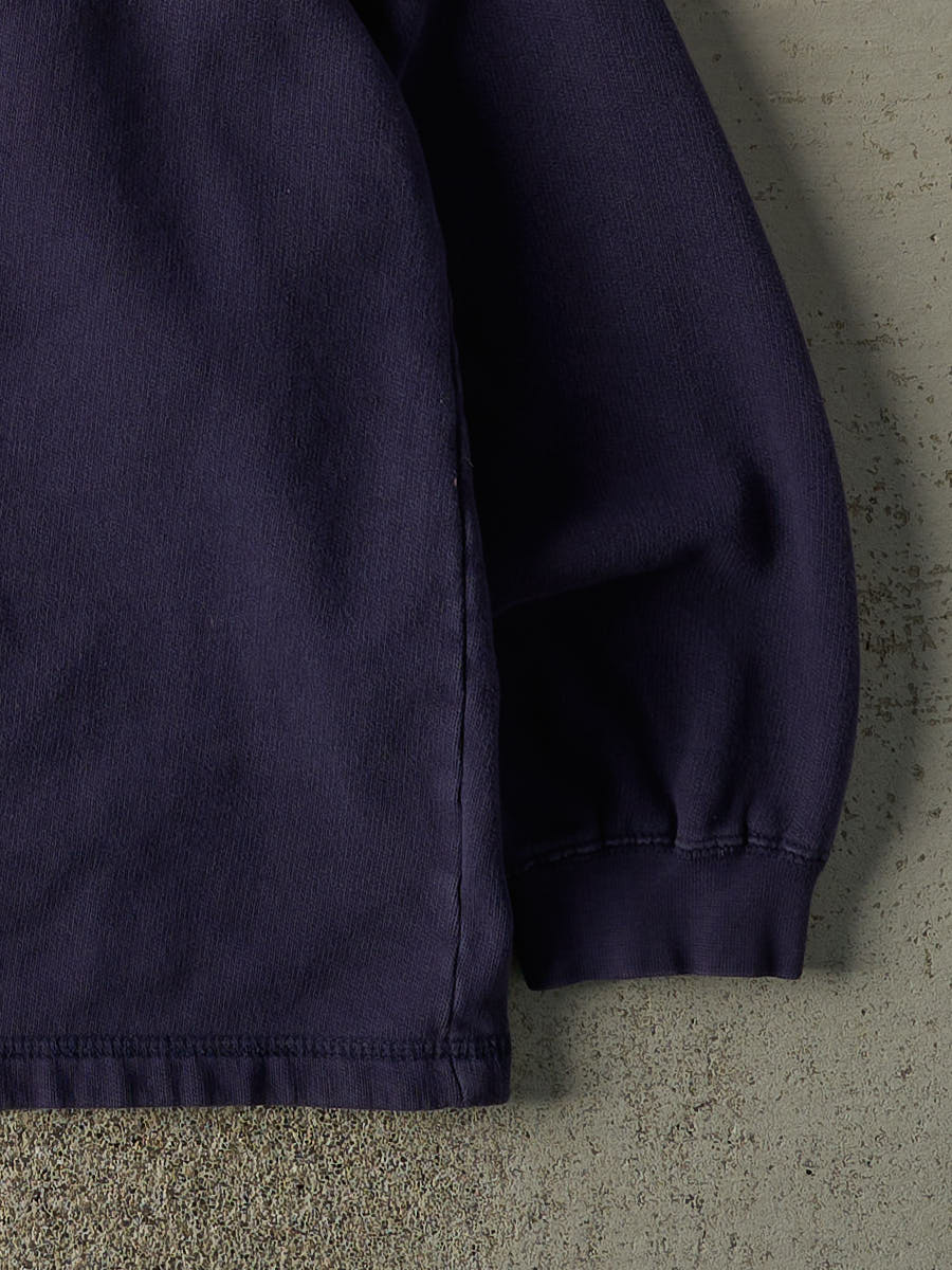Vintage Y2K Navy Blue & Grey Wilson Embroidered Crewneck (XXL/XXXL)