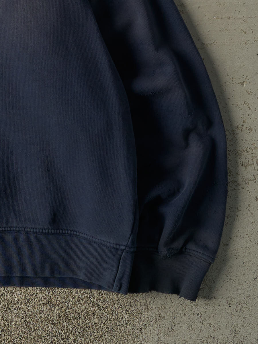 Vintage Y2K Navy Blue Nike Embroidered Crewneck (XL)