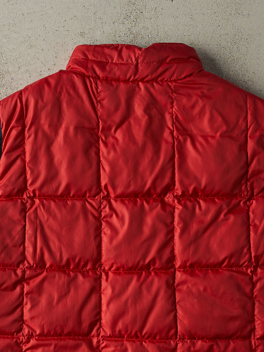 Vintage 90s Navy Blue & Red LL Bean Reversible Puffer Vest (L/XL)