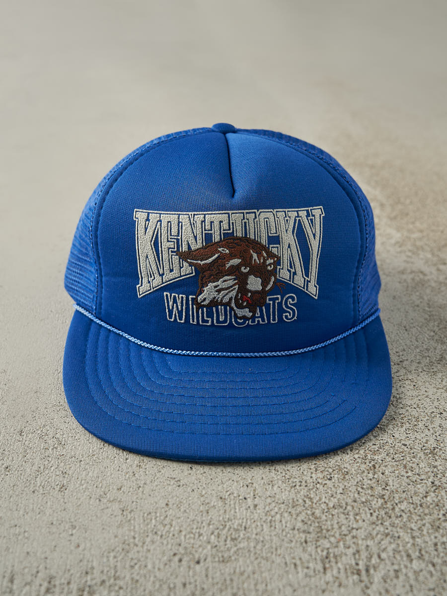 Vintage 90s Blue Kentucky Wildcats Foam Trucker Hat