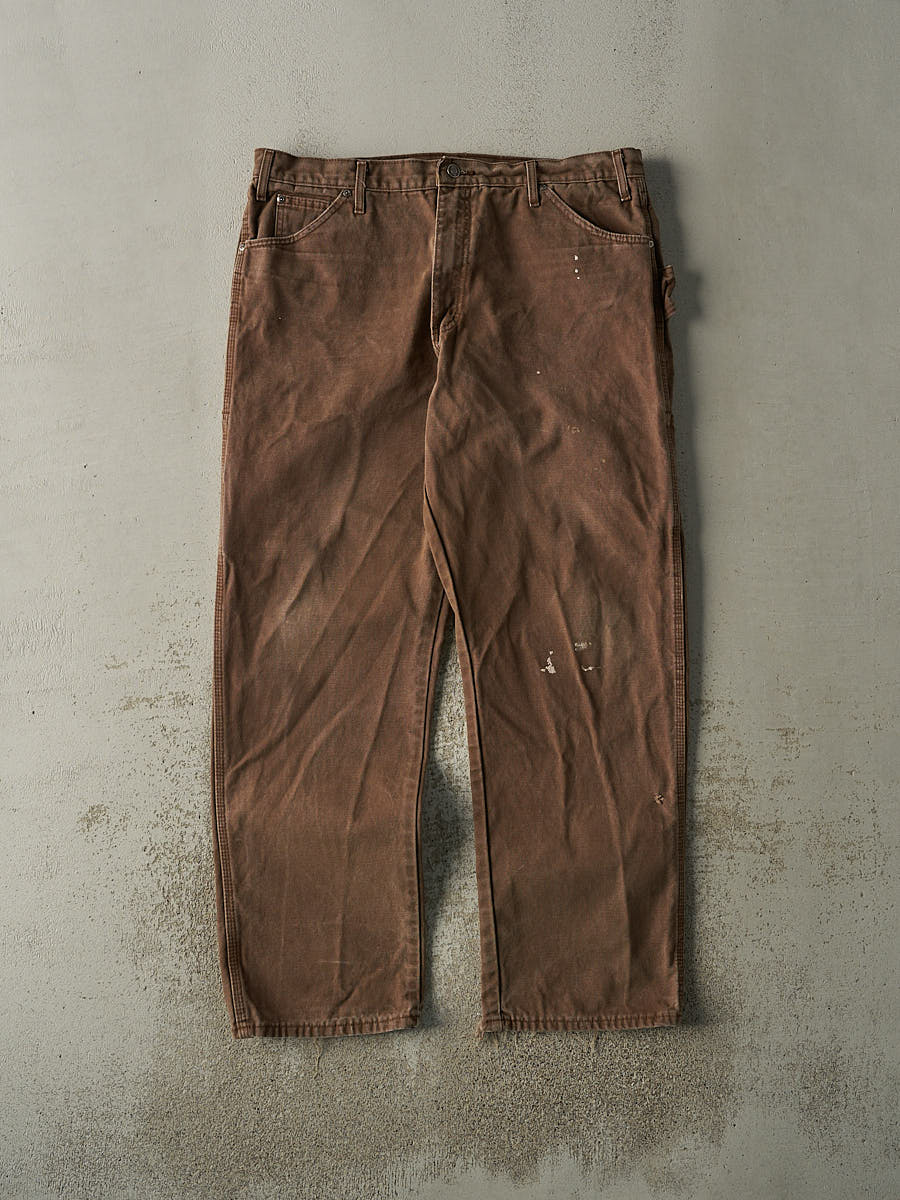 Vintage 90s Brown Dickies Carpenter Pants (38x32)