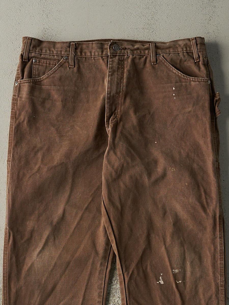 Vintage 90s Brown Dickies Carpenter Pants (38x32)