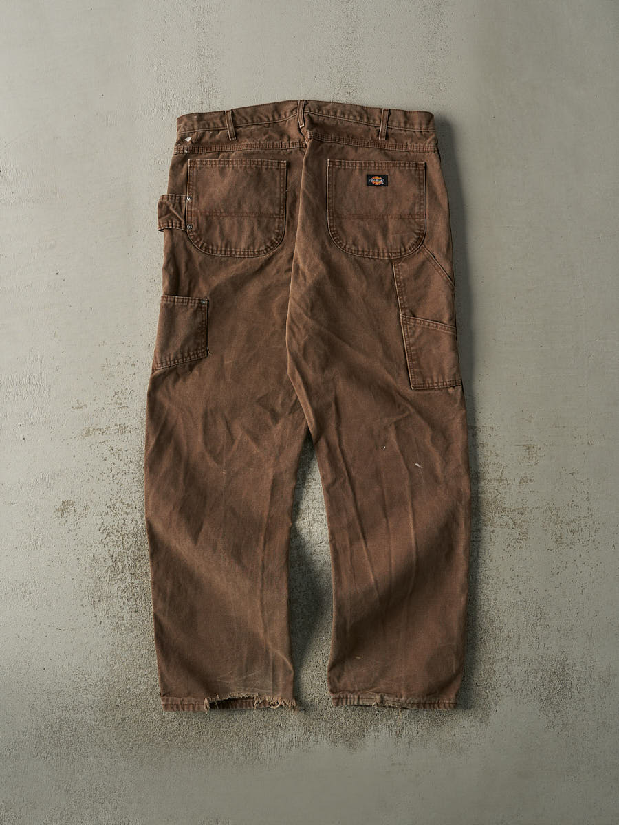 Vintage 90s Brown Dickies Carpenter Pants (38x32)