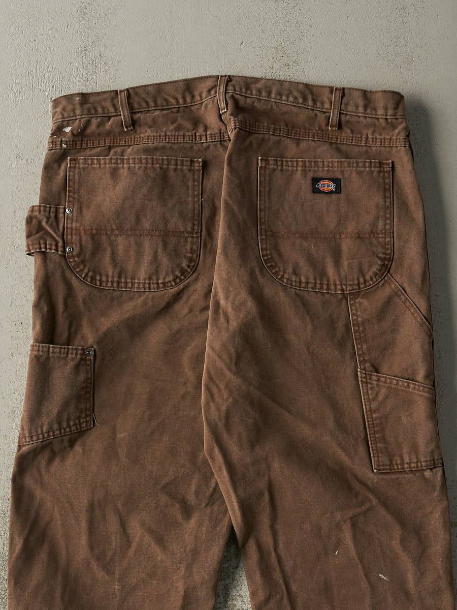 Vintage 90s Brown Dickies Carpenter Pants (38x32)