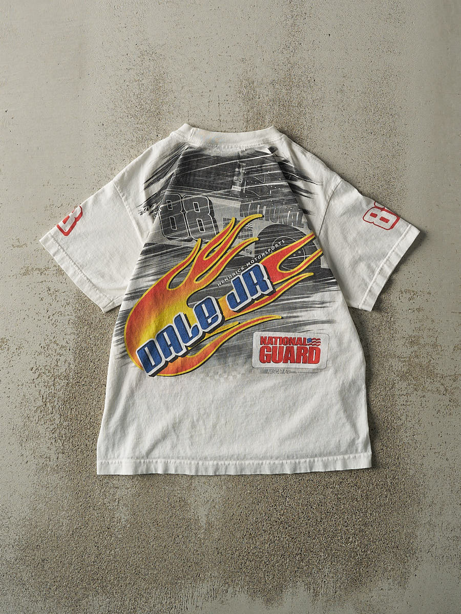 Vintage 08' White Dale Earnhardt Jr Nascar Racing Tee (S)