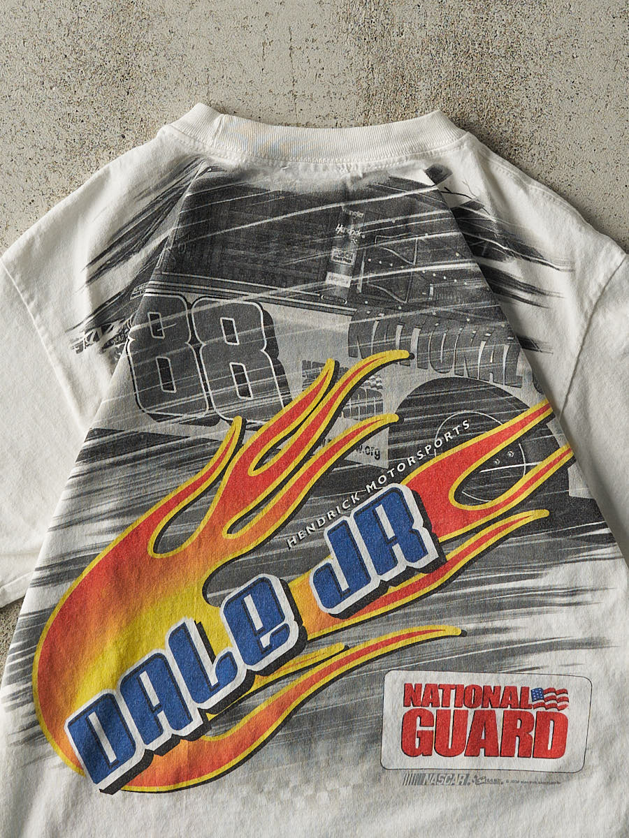 Vintage 08' White Dale Earnhardt Jr Nascar Racing Tee (S)