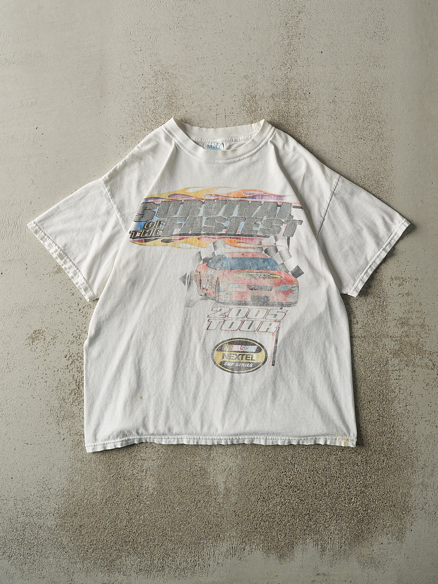 Vintage 05' White Nascar Nextel Cup Tee (M/L)