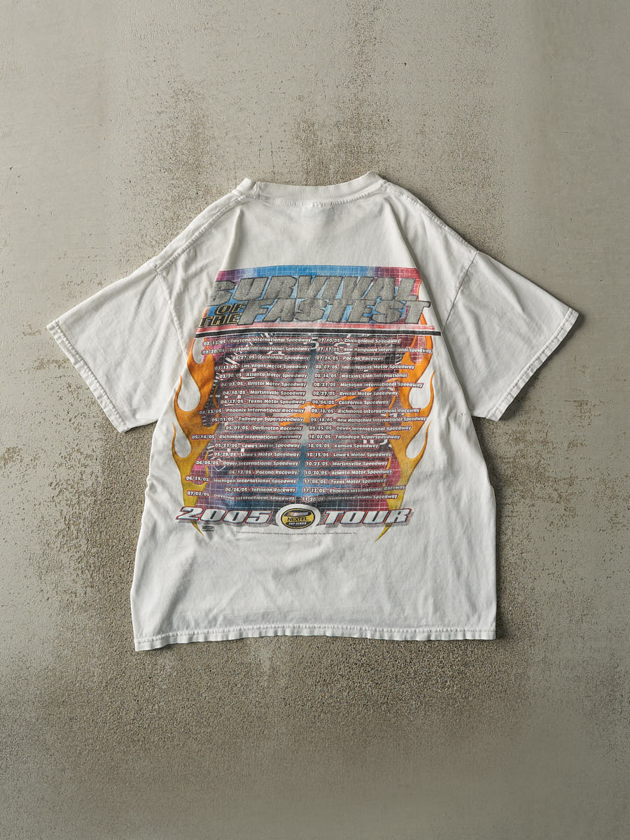 Vintage 05' White Nascar Nextel Cup Tee (M/L)