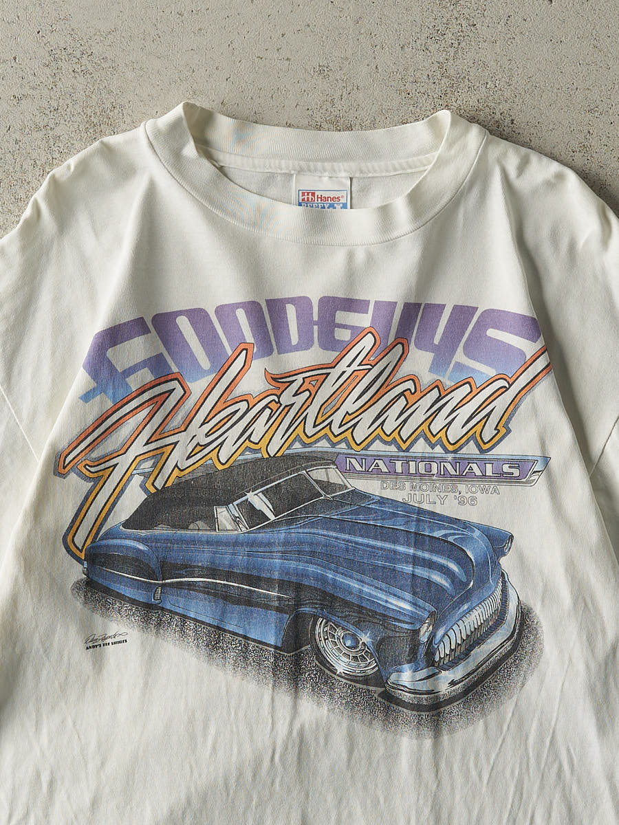 Vintage 96' White Good Guys Heartland Nationals Racing Tee (M/L)