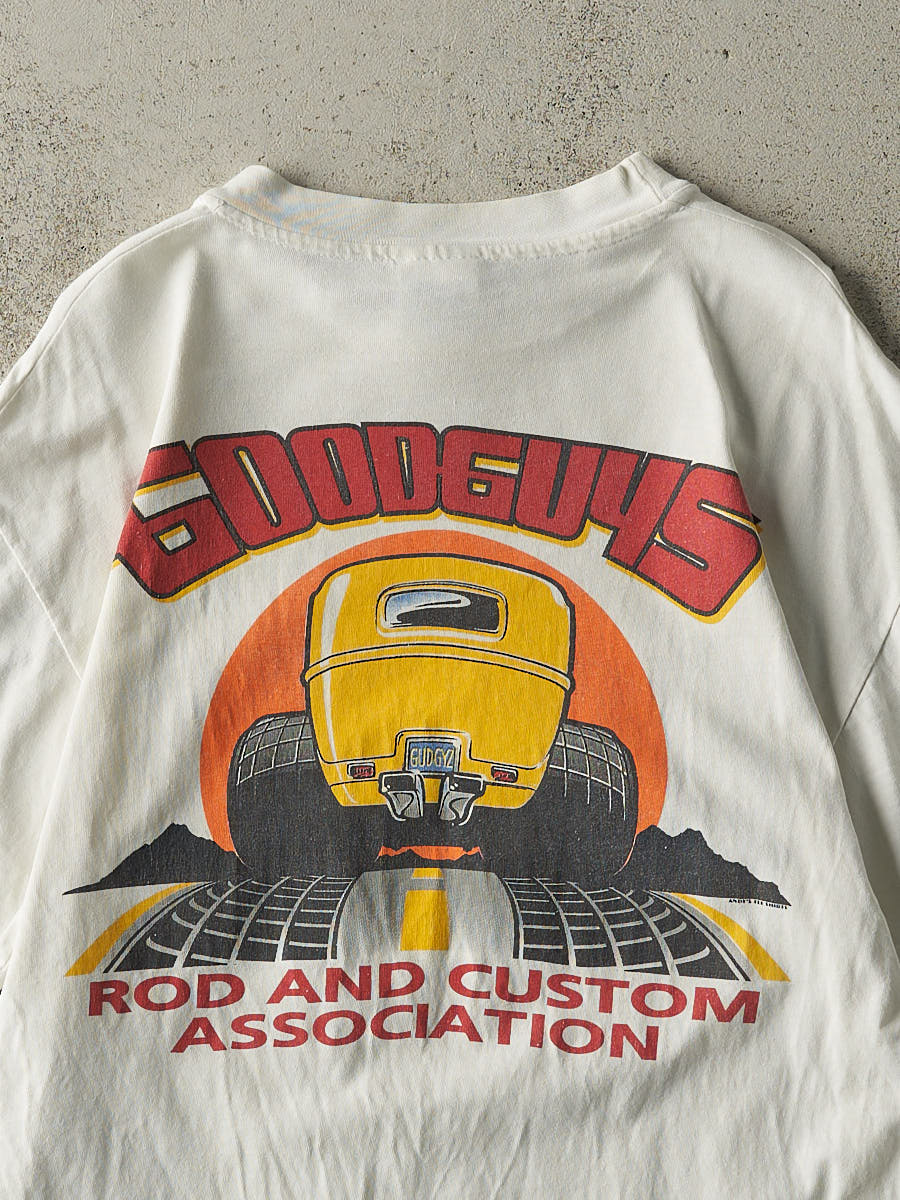 Vintage 96' White Good Guys Heartland Nationals Racing Tee (M/L)