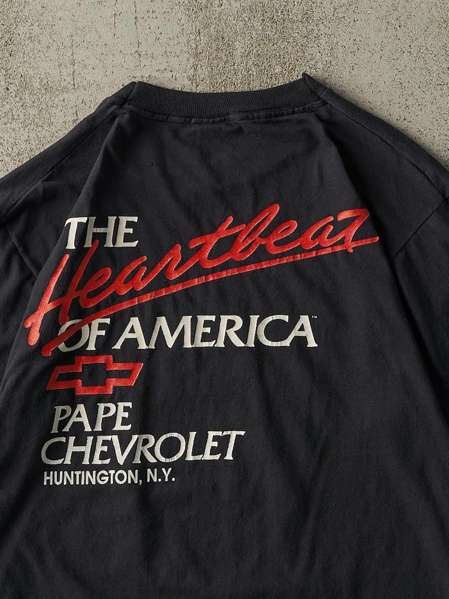 Vintage 93' Black "Out in the Streets" Road Rally Single Stitch Tee (S/M)