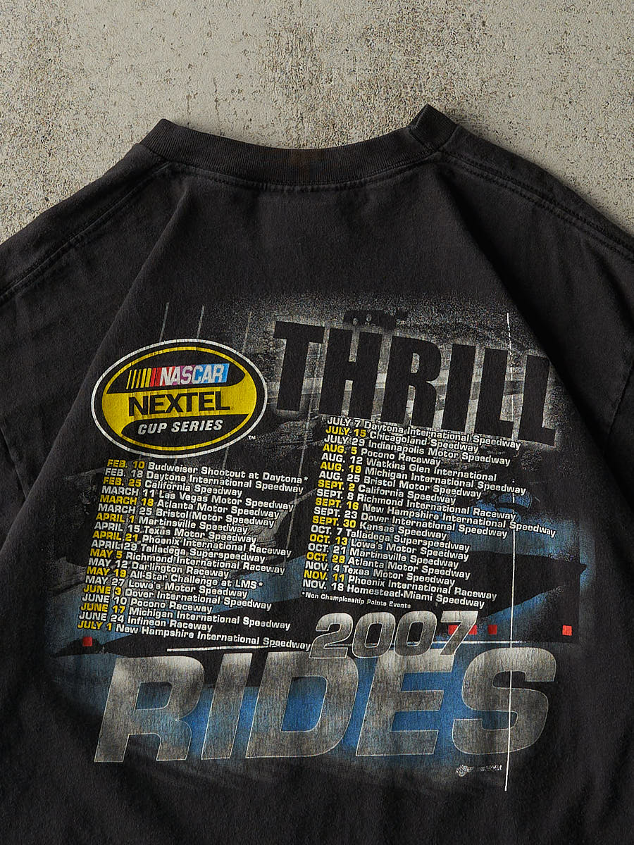 Vintage 07' Black Nascar Nextel Cup Racing Tee (XL)