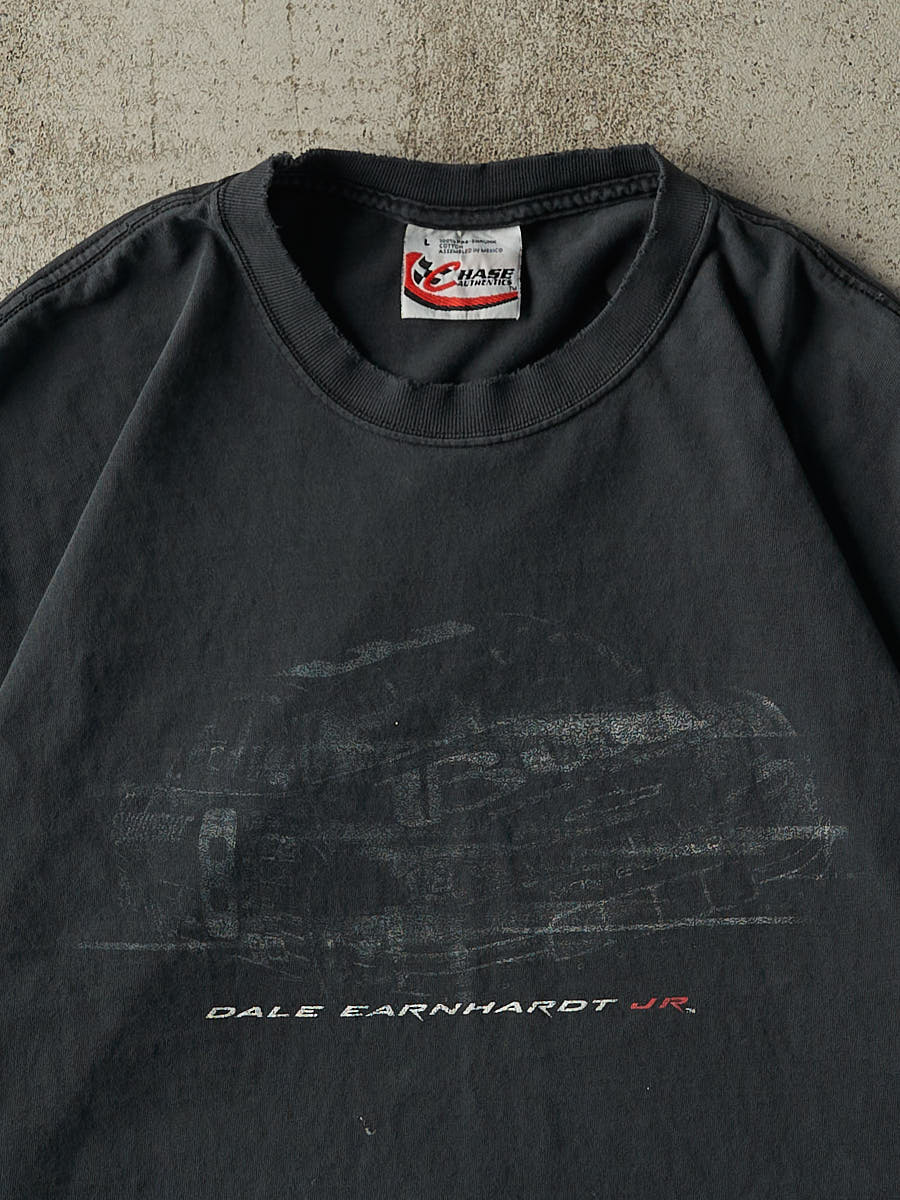 Vintage Y2K Black Dale Earnhardt Jr Nascar Racing Tee (L/XL)