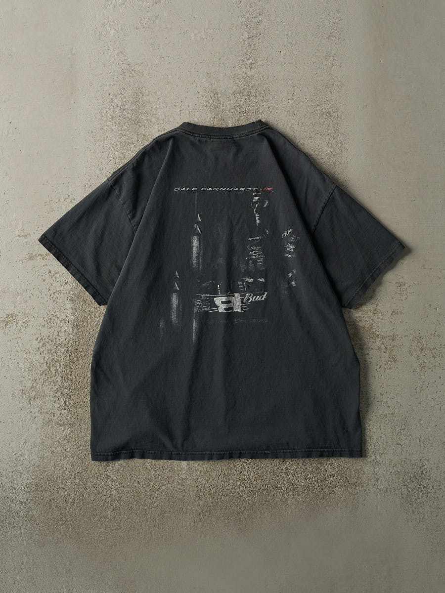 Vintage Y2K Black Dale Earnhardt Jr Nascar Racing Tee (L/XL)