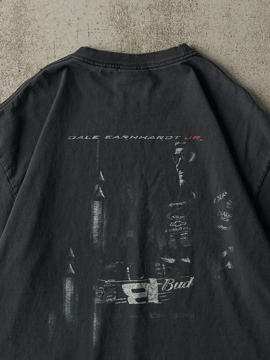 Vintage Y2K Black Dale Earnhardt Jr Nascar Racing Tee (L/XL)