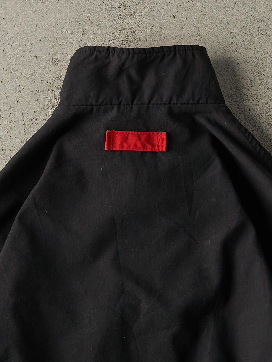 Vintage 90s Black Winston Racing Track Jacket (L/XL)