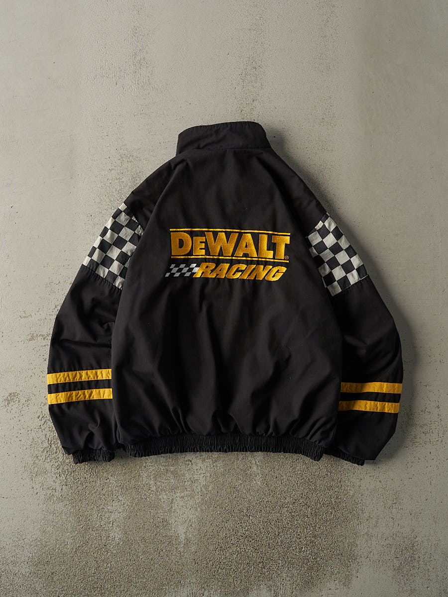 Vintage Y2K Black DeWalt Racing Matt Kenseth Track Jacket (L/XL)