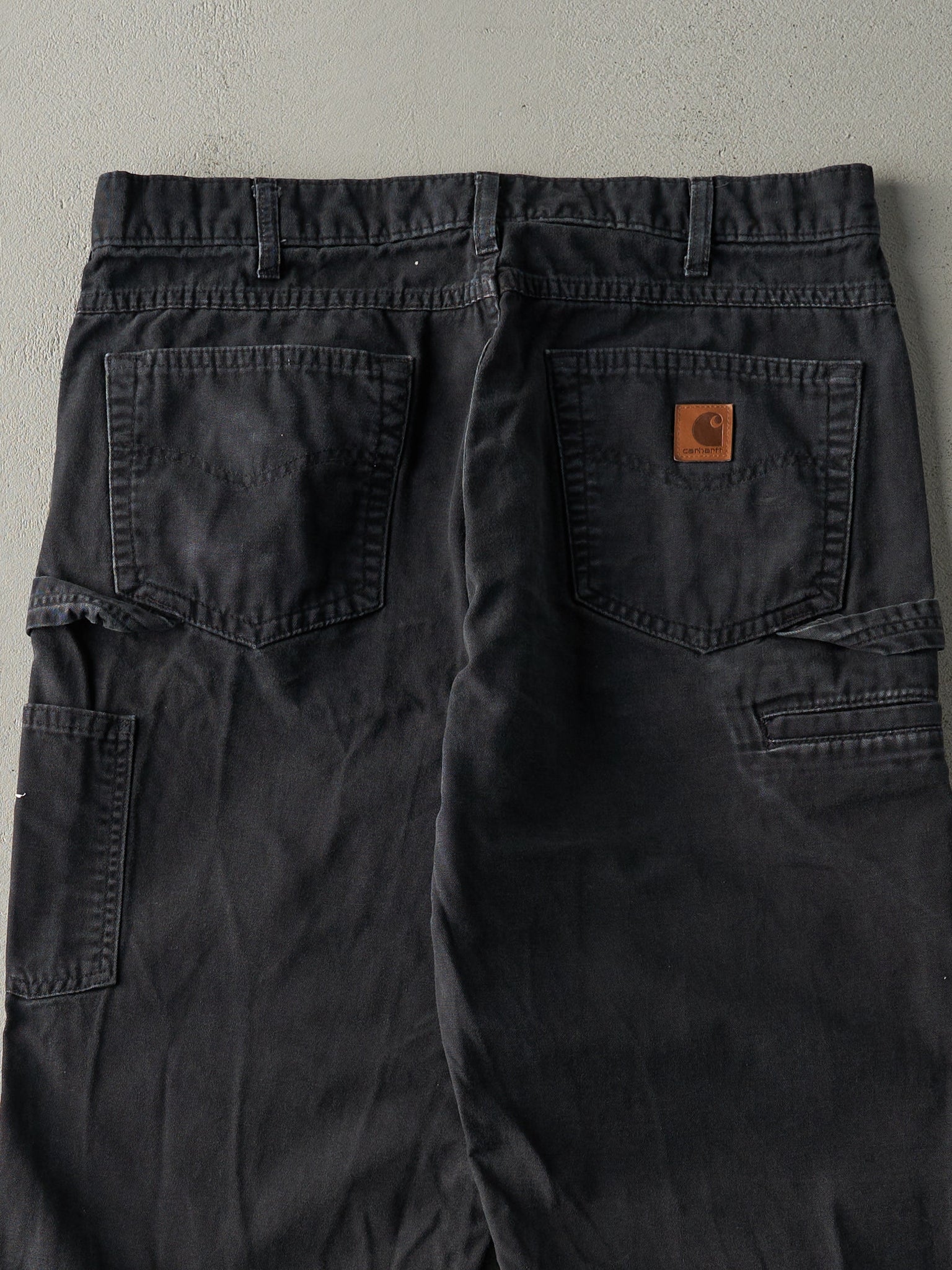 Vintage Y2K Black Carhartt Lightweight Carpenter Pants (34x31)