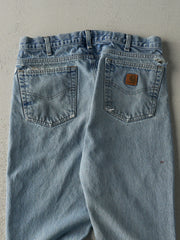 Vintage 90s Light Wash Carhartt Jeans (33x34)