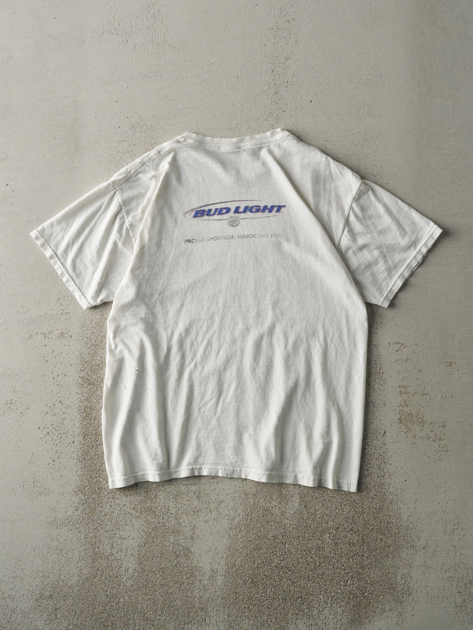 Vintage Y2K White Pittsburgh Penguins NHL Tee (M)
